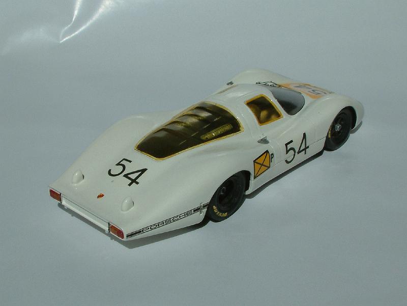6maj08 023.JPG - Porsche 908LH 1968 Daytona winner. Modified 1/24 scale LeMans Miniatures resin kit with homemade decals.